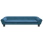 vidaXL Cama para perros de terciopelo azul 100x50x21 cm vidaXL Cama para perros de terciopelo azul 100x50x21 cm