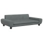 vidaXL Cama para perros de terciopelo gris oscuro 100x54x33 cm vidaXL Cama para perros de terciopelo gris oscuro 100x54x33 cm