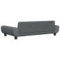 vidaXL Cama para perros de terciopelo gris oscuro 100x54x33 cm vidaXL Cama para perros de terciopelo gris oscuro 100x54x33 cm