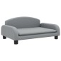 vidaXL Cama para perros de tela gris claro 70x45x30 cm vidaXL Cama para perros de tela gris claro 70x45x30 cm