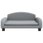 vidaXL Cama para perros de tela gris claro 70x45x30 cm vidaXL Cama para perros de tela gris claro 70x45x30 cm