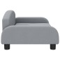 vidaXL Cama para perros de tela gris claro 70x45x30 cm vidaXL Cama para perros de tela gris claro 70x45x30 cm
