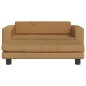vidaXL Cama para perros con extensión terciopelo marrón 100x50x30 cm vidaXL Cama para perros con extensión terciopelo marrón 100x50x30 cm