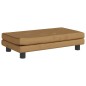 vidaXL Cama para perros con extensión terciopelo marrón 100x50x30 cm vidaXL Cama para perros con extensión terciopelo marrón 100x50x30 cm