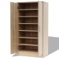 vidaXL Mueble zapatero con 7 estantes color roble vidaXL Mueble zapatero con 7 estantes color roble