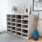 vidaXL Zapatero de madera contrachapada blanco 92x30x67,5 cm vidaXL Zapatero de madera contrachapada blanco 92x30x67,5 cm