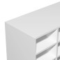 vidaXL Zapatero de madera contrachapada blanco 92x30x67,5 cm vidaXL Zapatero de madera contrachapada blanco 92x30x67,5 cm