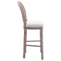vidaXL Taburete de cocina 2 unidades lino blanco vidaXL Taburete de cocina 2 unidades lino blanco