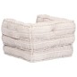 vidaXL Sofá modular individual de tela beige vidaXL Sofá modular individual de tela beige