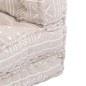 vidaXL Sofá modular individual de tela beige vidaXL Sofá modular individual de tela beige