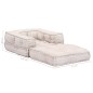 vidaXL Sofá modular individual de tela beige vidaXL Sofá modular individual de tela beige
