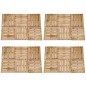vidaXL Baldosas de porche 24 unidades madera marrón 50x50 cm vidaXL Baldosas de porche 24 unidades madera marrón 50x50 cm