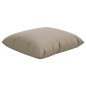 vidaXL Cojines decorativos 4 uds tela gris taupé 50x50 cm vidaXL Cojines decorativos 4 uds tela gris taupé 50x50 cm