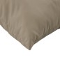 vidaXL Cojines decorativos 4 uds tela gris taupé 50x50 cm vidaXL Cojines decorativos 4 uds tela gris taupé 50x50 cm