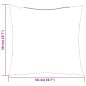 vidaXL Cojines decorativos 4 uds tela gris taupé 50x50 cm vidaXL Cojines decorativos 4 uds tela gris taupé 50x50 cm