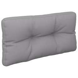 vidaXL Cojín para sofá de palets tela gris 80x40x12 cm