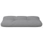vidaXL Cojín para sofá de palets tela gris 80x40x12 cm vidaXL Cojín para sofá de palets tela gris 80x40x12 cm