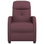 vidaXL Sillón de masaje de tela morado