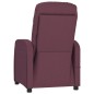 vidaXL Sillón de masaje de tela morado