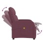 vidaXL Sillón de masaje de tela morado