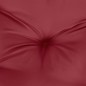 vidaXL Cojín para sofá de palets de tela rojo tinto 120x40x12 cm vidaXL Cojín para sofá de palets de tela rojo tinto 120x40x12 cm