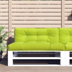 vidaXL Cojín para sofá de palets de tela verde claro 120x40x12 cm