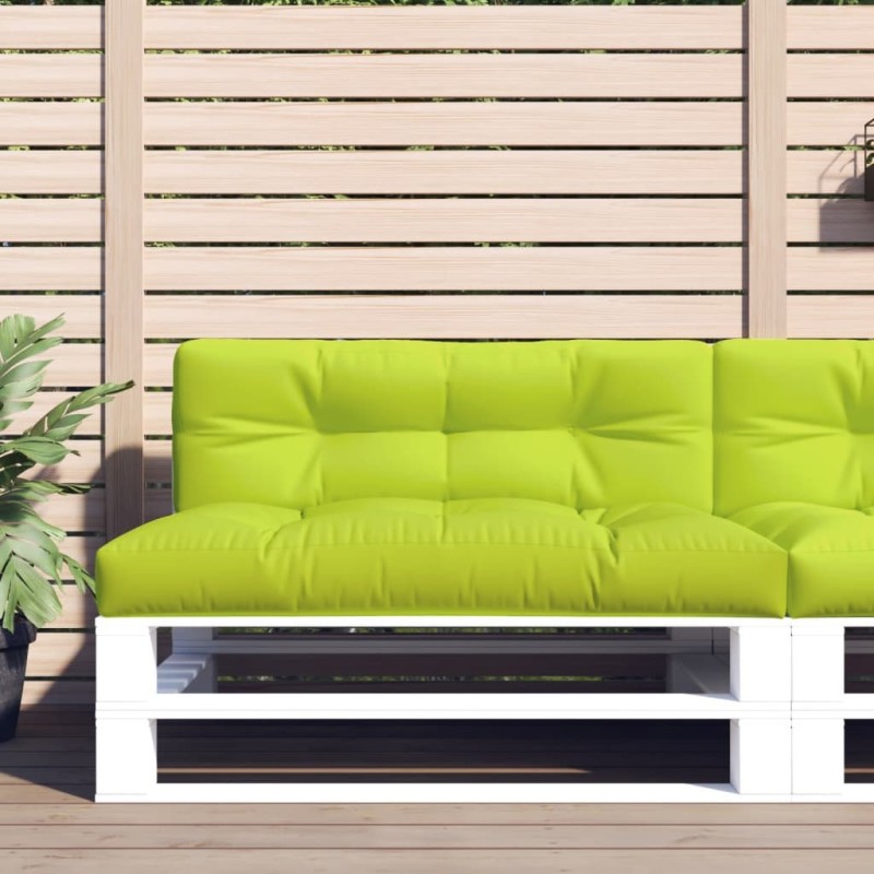 vidaXL Cojín para sofá de palets de tela verde claro 120x40x12 cm vidaXL Cojín para sofá de palets de tela verde claro 120x40x12 cm