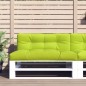 vidaXL Cojín para sofá de palets de tela verde claro 120x40x12 cm vidaXL Cojín para sofá de palets de tela verde claro 120x40x12 cm
