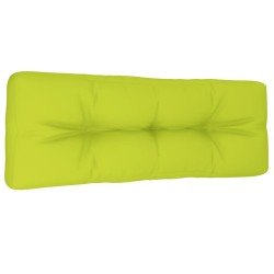 vidaXL Cojín para sofá de palets de tela verde claro 120x40x12 cm