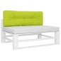 vidaXL Cojín para sofá de palets de tela verde claro 120x40x12 cm vidaXL Cojín para sofá de palets de tela verde claro 120x40x12 cm