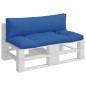 vidaXL Cojines para palets 2 unidades tela azul royal vidaXL Cojines para palets 2 unidades tela azul royal