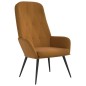 vidaXL Sillón de relax de terciopelo marrón vidaXL Sillón de relax de terciopelo marrón