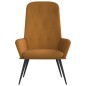 vidaXL Sillón de relax de terciopelo marrón vidaXL Sillón de relax de terciopelo marrón