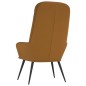 vidaXL Sillón de relax de terciopelo marrón vidaXL Sillón de relax de terciopelo marrón