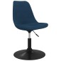 vidaXL Sillas de comedor giratorias 4 unidades terciopelo azul vidaXL Sillas de comedor giratorias 4 unidades terciopelo azul