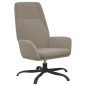 vidaXL Sillón de relax de terciopelo gris claro vidaXL Sillón de relax de terciopelo gris claro