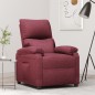 vidaXL Sillón reclinable de tela rojo tinto vidaXL Sillón reclinable de tela rojo tinto