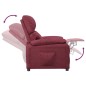 vidaXL Sillón reclinable de tela rojo tinto vidaXL Sillón reclinable de tela rojo tinto