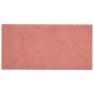 vidaXL Paneles de pared 12 uds terciopelo rosa 30x15 cm 0,54 m² vidaXL Paneles de pared 12 uds terciopelo rosa 30x15 cm 0,54 m²
