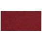 vidaXL Paneles de pared 12 uds terciopelo rojo tinto 60x30 cm 2,16 m² vidaXL Paneles de pared 12 uds terciopelo rojo tinto 60x30 cm 2,16 m²