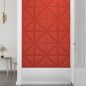vidaXL Paneles de pared 12 uds cuero sintético rojo 30x30 cm 0,54 m² vidaXL Paneles de pared 12 uds cuero sintético rojo 30x30 cm 0,54 m²