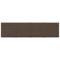vidaXL Paneles de pared 12 uds tela marrón 60x15 cm 1,08 m²