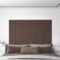 vidaXL Paneles de pared 12 uds tela gris taupe 30x15 cm 0,54 m² vidaXL Paneles de pared 12 uds tela gris taupe 30x15 cm 0,54 m²