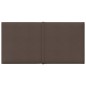 vidaXL Paneles de pared 12 uds tela gris taupe 30x15 cm 0,54 m² vidaXL Paneles de pared 12 uds tela gris taupe 30x15 cm 0,54 m²