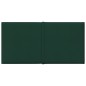 vidaXL Paneles de pared 12 uds tela verde oscuro 30x15 cm 0,54 m² vidaXL Paneles de pared 12 uds tela verde oscuro 30x15 cm 0,54 m²