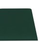 vidaXL Paneles de pared 12 uds tela verde oscuro 30x15 cm 0,54 m² vidaXL Paneles de pared 12 uds tela verde oscuro 30x15 cm 0,54 m²
