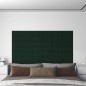 vidaXL Paneles de pared 12 uds terciopelo verde oscuro 30x15cm 0,54 m² vidaXL Paneles de pared 12 uds terciopelo verde oscuro 30x15cm 0,54 m²