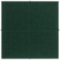 vidaXL Paneles de pared 12 uds tela verde oscuro 30x30 cm 1,08m² vidaXL Paneles de pared 12 uds tela verde oscuro 30x30 cm 1,08m²