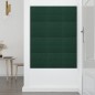 vidaXL Paneles de pared 12 uds tela verde oscuro 30x30 cm 1,08m² vidaXL Paneles de pared 12 uds tela verde oscuro 30x30 cm 1,08m²
