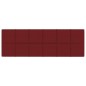 vidaXL Paneles de pared 12 uds tela rojo tinto 90x30 cm 3,24 m² vidaXL Paneles de pared 12 uds tela rojo tinto 90x30 cm 3,24 m²